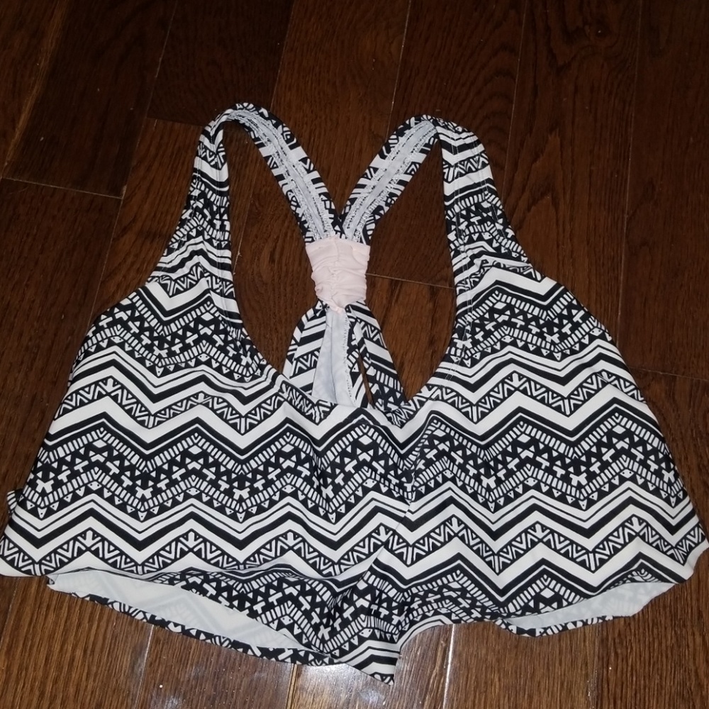 Target Black and white Bikini top